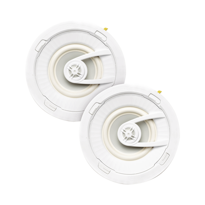 PAR de altavoces de 7 " | montaje de Techo | Diseño TruGrip | Instalacion Sin Herramientas | Woofer de Polipropileno Blanco con Quick Connect | G72/PAR