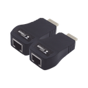Kit Extensor 25m convertidor Señal HDMI a UTP (Cat5e/Cat 6)  / Calidad PREMIUM | TTHDMI2RJ