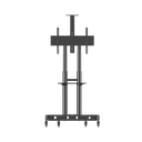 Soporte de Pantalla con Ruedas / Compatible con Monitores de 43"a 90" / Base para Colocar Accesorios Adicionales / Vesa 200*200 - 800*500/ Carga máxima: 90.9Kg (200Lbs) | AVA1800-70-1PNB