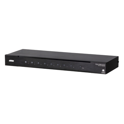 Switch HDMI | 8 Entradas x 1 Salida | Resolución True 4K 4:4:4 | Control RS-232 e IR | HDCP 2.2 | HDR10+ | Plug & Play | VS0801HB