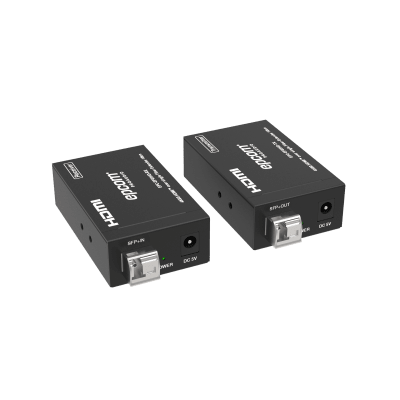 Extensor HDMI sobre Fibra Óptica | Resolución 4K2K@60Hz | Monomodo | 4:4:4 | Ancho de Banda 18 Gbps | Distancia hasta 10 km | HDCP 2.2 | HDR10+ Dolby Vision | Audio 7.1CH | EPC-EF03HD