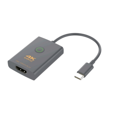 Adaptador USB-C a HDMI con Seguridad de Un Clic | Resolución 4K Ultra HD 60Hz | HDMI 2.0b 18 Gbps | DP 1.2a | Silenciamiento de Video Instantáneo | Protección ESD ±8kV | Audio 7.1 Canales | Compatibilidad Universal | EPCUCH1