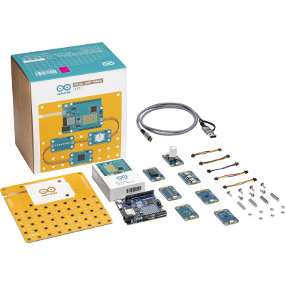 Kit Arduino Plug and Make / UNO R4 WiFi 48 MHz / 7 Modulino Nodes I2C Qwiic / Cloud IoT / Educación Maker / Solder-Free | AKX-00069