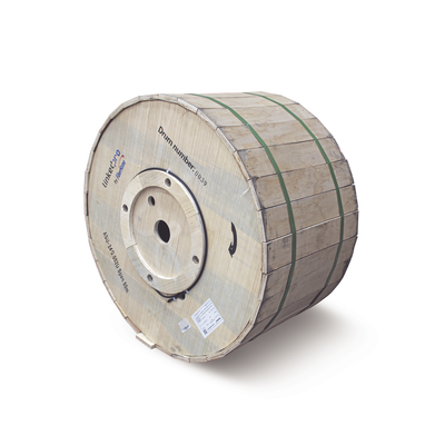 Carrete de 4 km de Fibra Óptica Aérea Mini ADSS (ASU) G.652D, Monomodo de 24 Hilos, Exterior, Span 80, Loose Tube | MINI-ADSS-24C/4KM