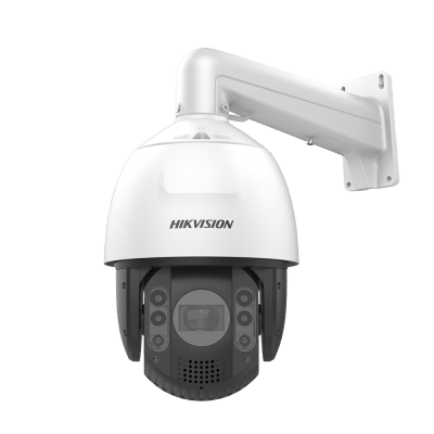 [PROTECCIÓN ACTIVA] Domo PTZ IP 8 Megapixel / 25X Zoom / 200 mts IR / ACUSENSE (Evita Falsas Alarmas) / IP66 / IK10 / Alerta Audible y Luz Estroboscópica / Autoseguimiento 2.0 / Hi-PoE / DARKFIGHTER / Rapid Focus / microSD | DS-2DE7A825IW-AEB(T5)