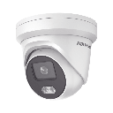 Turret IP 8 Megapixel / Imagen a Color 24/7 / Lente 2.8 mm / Luz Blanca 30 mts / WDR 130 dB / Exterior IP67 / Micrófono Integrado / Captura Facial / Videoanaliticos (Filtro de Falsas Alarmas) / Metal / MicroSD / ACUSEARCH | DS-2CD2387G2-L(U)(C)