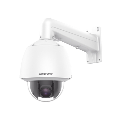Domo PTZ IP 2 Megapixel / H.265+ / 32X Zoom / Día-Noche ICR Real / WDR 120 dB / PoE+ /Exterior IP66 / IK10 / 60 IPS / DARKFIGHTER  / Micro SD | DS-2DE5232W-AE(T5)