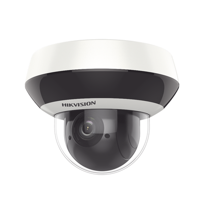 Mini Domo PTZ IP 4 Megapixel / 4X Zoom / H.265+ / 20 mts IR EXIR / WDR / PoE / IK10 /Exterior IP66 / DarkFighter / Micrófono Integrado / Micro SD | DS-2DE2A404IW-DE3(C0)(S6)(C)