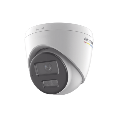 [Dual Light + ColorVu] Turret IP 2 Megapixel / Lente 2.8 mm / 30 mts IR + 30 mts Luz Blanca / Micrófono Integrado / ACUSENSE Lite / Exterior IP67 / dWDR / PoE / Micro SD | DS-2CD1327G2H-LIUF