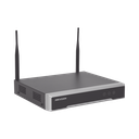 NVR 4 Megapixel / 4 canales IP / 1 Bahía de Disco Duro / 2 Antenas Wi-Fi / Salida de Vídeo Full HD | DS-7104NI-K1/W/M(C)
