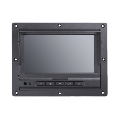 Monitor Táctil (Touch) y Botones de 7" LCD /  Compatible con DVR Móvil HIKVISION / Conector Tipo Aviación | DS-MP1302(AE)