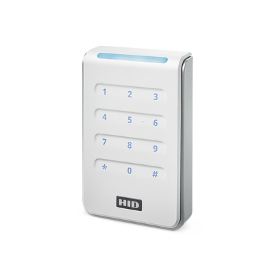 Lector R40 con TECLADO SIGNO WHITE Estandar Multitecnologia/ 40KNWS-00-000000/ Garantia de Por Vida/ Pigtail/Wiegand & OSDP | RS40KFW