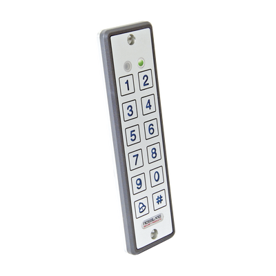 Lector ultra delgado de proximidad con teclado, capacidad de lectura de tarjetas  de proximidad de 125 Khz (tipo EM y HID) | EY-C60N