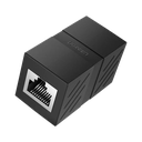 Acoplador (Extensor de Cable Ethernet RJ45 a RJ45) | 1000Mbps | Compatibilidad con Cat7 Cat6A Cat6 Cat5e | Compatible con POE | Ignífugo | ABS | 20390