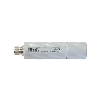 (Groove 52)  Cliente y PtP en 2.4 y 5GHz 802.11 a/b/g/n Conectorizado, Hasta 500mW | RBGROOVE52HPN