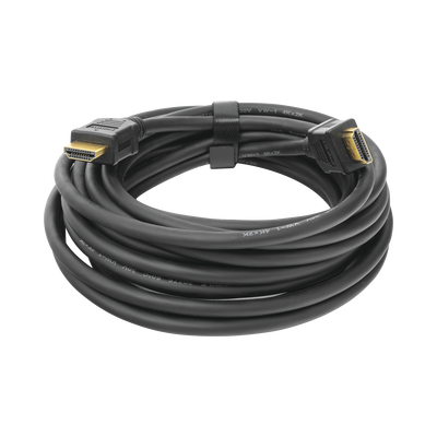 Cable HDMI de 5 Metros (16.40 pies) (High Speed) / Resolución 4K / Soporta Canal de Retorno de Audio (ARC)/ Soporta 3D / Blindado para Reducir Interferencia / Chapado en Oro / Alta Resistencia y Durabilidad. | TT-HDMI-5M