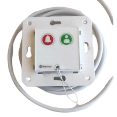 Módulo Asistencial para Hospital de Empotrar IP67 / Material ABS Antimicrobiano / Botón Cancelación / Indicador Luminoso de Alarma y Presencia / RS485 / Compatible Cajas Europeas y Americanas | NX0067/CA