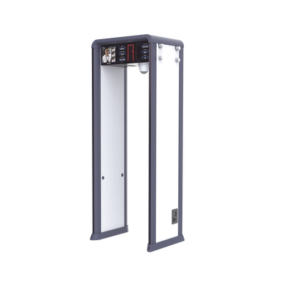 Arco Detector de Metales con Cámara 4MP y Doble Pantalla 7" y 29" / Hasta 72 Zonas Configurable / Tecnología Anti-Interferencia y Sensibilidad de Última Generación / Conteo de Personas y Alarmas | ISD-SMG572LC-I