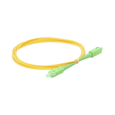 Jumper de Fibra Óptica Monomodo SC/APC-SC/APC Simplex de 2 Metros (6.56 Pies), 2mm | LPSM2SCASCAS2