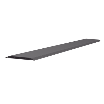Canaleta de Piso de 4 Vías, Material PVC Rígido, 6 ft de largo, 176 mm de Ancho, Color Negro | AFR4BCBL6