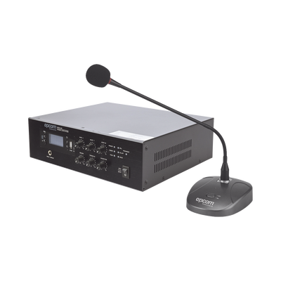 KIT de Amplificador de 120W Modelo SFB120 | más Micrófono de Escritorio Modelo SF621A | SFB120/MIC