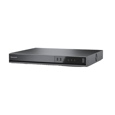 NVR 8 Megapixel (4K) / 16 Canales / 16 Puertos PoE+ / H.265 / 2 Bahías de Disco Duro (No incluidos) / Conexión P2P / ONVIF / NDAA / Soporta IA / Serie 35 / Audio y Alarmas I/O / Honeywell Security | HN35160200