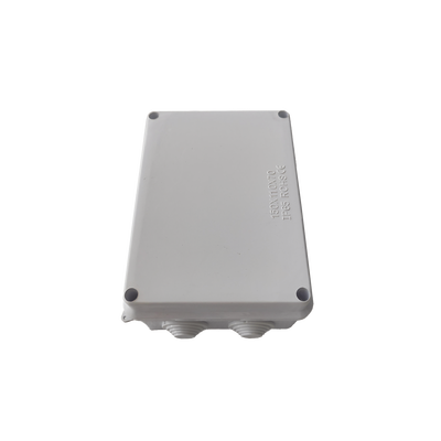 Caja de Conexiones Impermeable IP65, 10 Entradas, Dimensiones 150 x 110 x 70 mm, para Instalaciones Industriales, Comerciales y Residenciales, Incluye Tornillería para su Instalación | LP-WBX-150