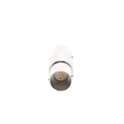 Adaptador Tipo Barril para 75 Ohm, de Conector BNC Hembra a BNC Hembra, Níquel/ Oro/ Teflón. | RFB-1734