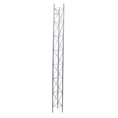 Tramo de Torre Arriostrada de 3m x 45cm, Galvanizado por Electrólisis, Hasta 60 m de Elevación. Zonas Secas. | STZ-45