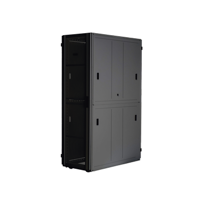 Gabinete FlexFusion™ XGL (Light) para Centros de Datos, 42 UR, 600 mm de Ancho, 1200 mm de Profundidad, Fabricado en Acero, Color Negro | XGL64222B