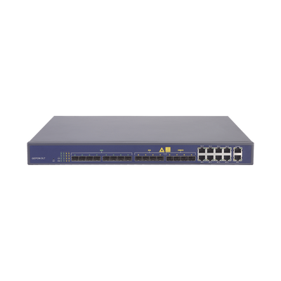 OLT de 8 puertos EPON con 16 puertos Uplink (8 puertos Gigabit Ethernet + 4 puertos SFP + 4 puertos SFP+), hasta 512 ONUs | V1600-D8