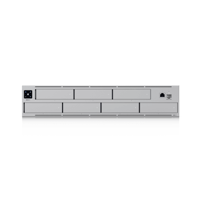 UNAS Pro Servidor de Almacenamiento en Red de 2U Rack con (7) Bahías para HDD/SSD de 2.5/3.5" con 1 Puerto 10GbE  y 1 Puerto SFP+ 10G | UNAS-PRO