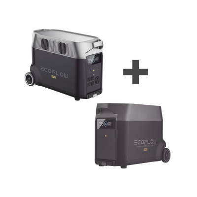 Kit de Estación de Energía Portátil 3600Wh + Batería Externa 3600Wh (7200Wh) | DLTPRO-BP