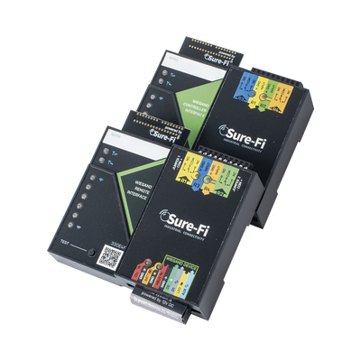 Convertidor de lectora para control de acceso (cableado a inalámbrico) / 1 Wiegand / 2 Relevadores / 2 Entradas / Atraviesa hasta 1.6 KM En Construcción o Material | SFKDS004WIEGAND