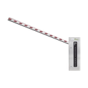 Barrera vehicular SERVOMOTOR (10 MILLONES DE CICLOS) DERECHO con brazo de 4.5 metros (BRAZO iluminado incluido) | PROBG3045RLED