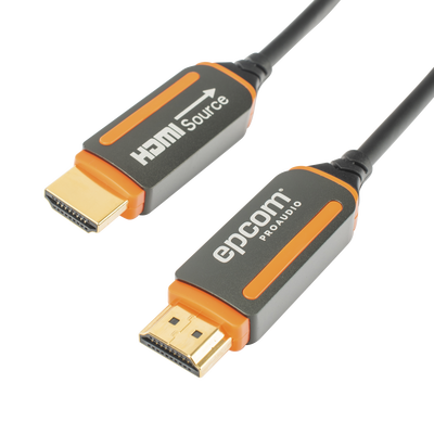 Cable HDMI de Fibra Óptica de 30 Metros (98.43 Pies) | Alta Definición | Versión 2.0 | Alta Velocidad 18Gbps | 4K@60Hz | HDCP 2.2 | Resistente a EMI y RFI | EP-FOH-4K-30M