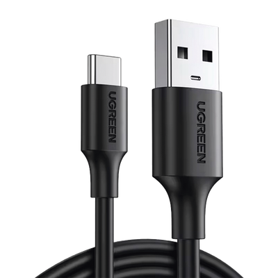 Cable USB-A a USB-C | 2 Metros | Carga y Sincronización de Datos | Carga Rápida 60W | Datos 5 Gbps | QC 3.0/2.0 | FPC | AFC | Protección Integrada | Duradero y Flexible| Caja ABS | Cubierta de TPE | Color Negro. | 20884
