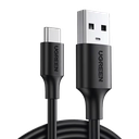 Cable USB-A a USB-C | 2 Metros | Carga y Sincronización de Datos | Carga Rápida 60W | Datos 5 Gbps | QC 3.0/2.0 | FPC | AFC | Protección Integrada | Duradero y Flexible| Caja ABS | Cubierta de TPE | Color Negro. | 20884