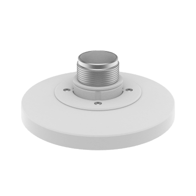 Adaptador tipo Plato necesario para montar en Pared o Techo Cámaras Hanwha serie X y P. | SBP-160HMW1