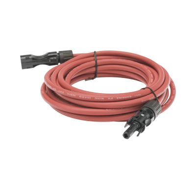 Cable Fotovoltaico, 2.5 m, Rojo, Calibre 10 AWG con Terminal MC4-M en Ambos Extremos | CBLMC42P5MREDV2