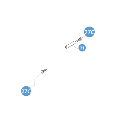 Paquete de bujes y tornillos - FL180 G12000 G4000 G6000 (10 piezas) | 119-RIG-215