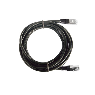 Cable de Parcheo FTP Cat5e - 2.0 Metros (6.56 Pies) - Negro | LP-FT4-200-BK