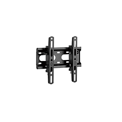 Soporte de Pared con Inclinación para monitores hasta 43"|Compatible VESA 75x75 a 200x200 | Capacidad de Carga 45 kg | Separación de la pared 53 mm | Fabricado en acero | Color Negro | KL31-22T