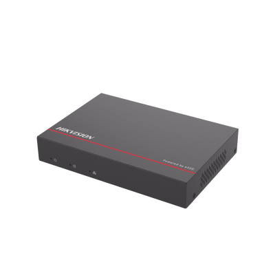 NVR + eSSD / 4 Megapixel / 4 Canales IP / 4 Puertos PoE+ / eSSD de 1 TB / ACUSENSE / Diseño Compacto y Cero Ruido | DS-E04NI-Q1/4P/1T