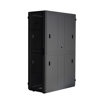 Gabinete FlexFusion™ XGL (Light) para Centros de Datos, 42 UR, 800 mm de Ancho, 1200 mm de Profundidad, Fabricado en Acero, Color Negro | XGL84222B