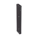 Organizador Vertical PatchRunner™, Doble (Frontal y Posterior), Para Rack Abierto de 45 Unidades, 6in de Ancho, Color Negro | PR2VD06