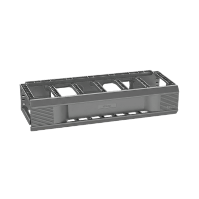 Organizador de Cables Horizontal CableTek, Sencillo (Solo Frontal), Para Rack de 19in, 1 UR | DCHS1