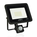Reflector con Sensor de Movimiento 30 W /160 x 180 mm / 85 - 265 Vca~ 50/60Hz / Ultra delgado / Uso en exterior - interior. | JLRE-30SM