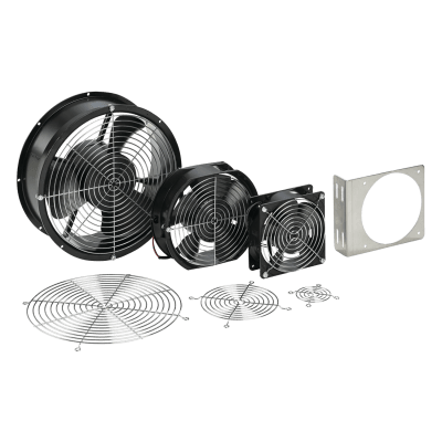 Ventilador Axial Compacto 6 Pulgadas / 115VAC / 102CFM / Silencioso / Acero Negro / 50,000 Horas Operación | A6AXFNGQ