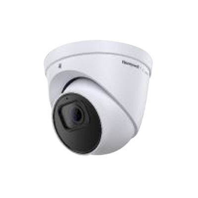 Turret IP 5 Megapixel / Lente 2.8 mm / 40 mts IR / Ultra Baja Iluminación / NDAA / ONVIF / Exterior IP67 / H.265 / IA (Filtro de Humanos y Vehiculos) / Merodeo / Conteo de Personas / PoE / Audio y Alarmas I/O / Serie 35 / Honeywell Security | HC35WE5R3